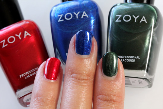 Zoya Diva Collection in Elisa, Song and Ray