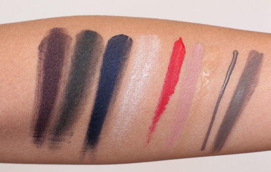 make up for ever black tango swatches