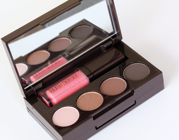 Laura Mercier Colour-to-Go Portable Palette for Eyes, Cheeks & Lips in Warm Neutrals