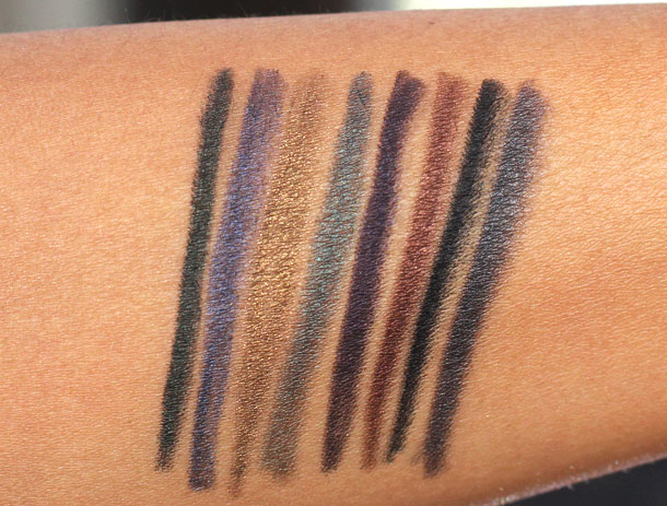 Laura Mercier Smoky Effects Mini Kohl Eye Pencil Collection Swatches