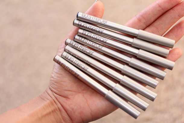 Laura Mercier Smoky Effects Mini Kohl Eye Pencil Collection Swatches