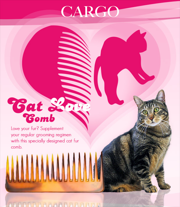 Tabs for the Cargo Cat Fur Comb