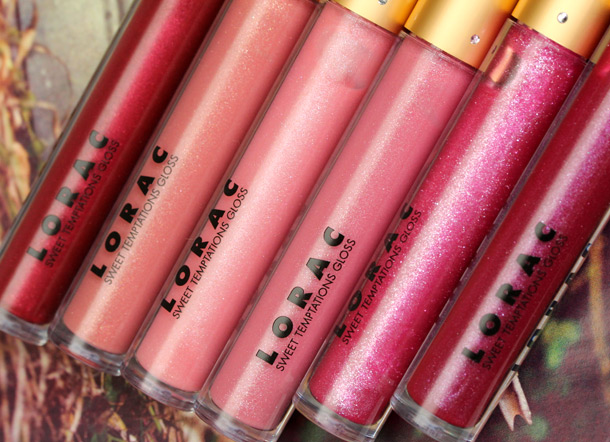 lorac sweet temptations lip gloss collection tubes
