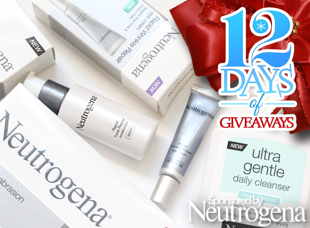 12 days of giveaways sponsored by Neutrogena