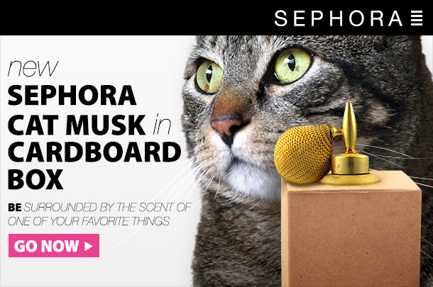 Tabs for Sephora Cat Musk in Cardboard Box
