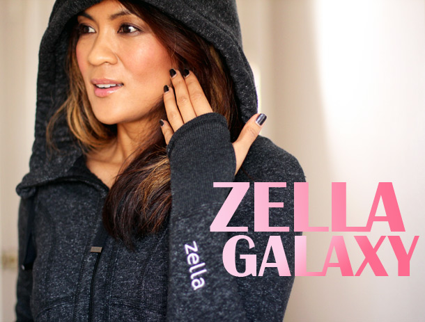 zella galaxy fleece hoodie