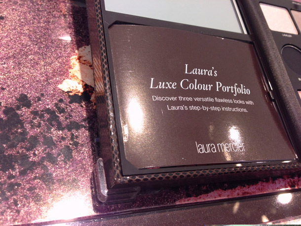 Laura Mercier Luxe Colour Portfolio booklet