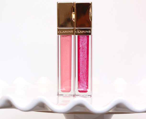 Clarins Gloss Prodige Intense Colour & Shine Lip Glosses in Water Lily and Vibrant Rose