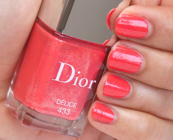 dior coral nail polish