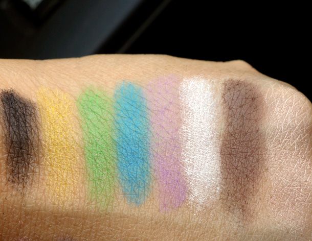 Make Up For Ever Technicolor Palette swatches