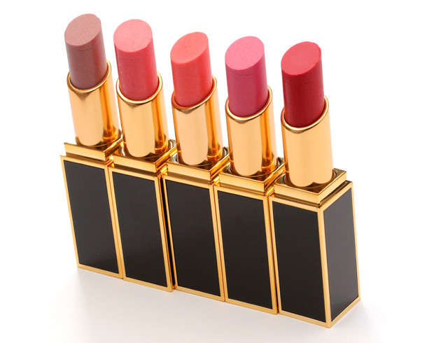 Tom Ford Lip Color Shines in Bare, Frolic, Insidious, Quiver and Willful