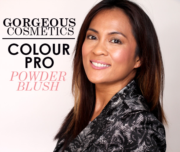 Gorgeous Cosmetics Colour Pro Powder Blush Peach Glow