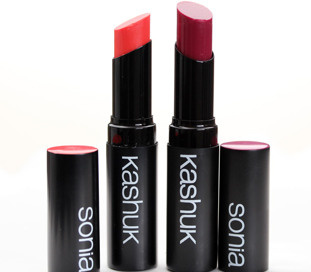 Sonia Kashuk Moisture Luxe Tinted Lip Balms in Hint of Coral on the left and Hint of Berry on the right ($8.99)