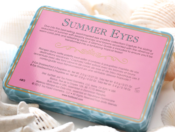 Too Faced Summer Eyes Summer Sexy Shadow Collection 9