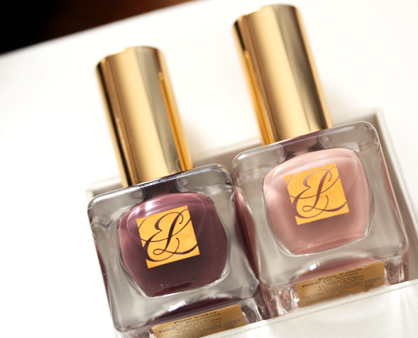 EstÃ©e Lauder's French Nude Collection Nail Lacquers in Bittersweet and So Vain
