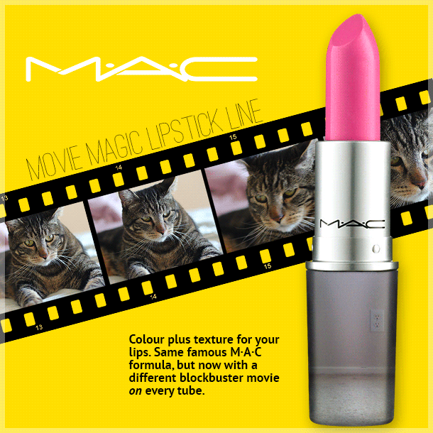 Tabs for the MAC Movie Magic Lipstick Line