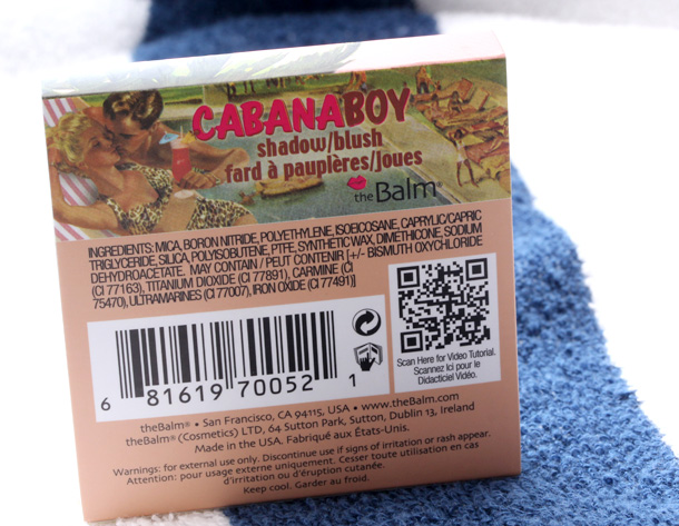 theBalm Cabana Boy Blush box back