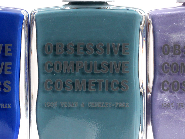 Obsessive Compulsive Cosmetics Sci-Fi Lullabies Nail Lacquers in Pond, Videodrome and Electric Sheep closeup