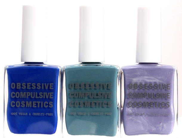 Obsessive Compulsive Cosmetics Sci-Fi Lullabies Nail Lacquers in Pond, Videodrome and Electric Sheep