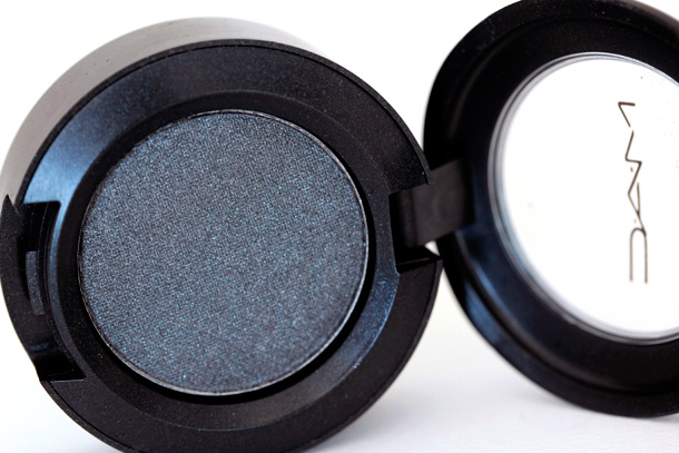 MAC Diesel Eye Shadow, a cool gray with a frosty finish from the Colour Abstractions/Additions collection (1997)