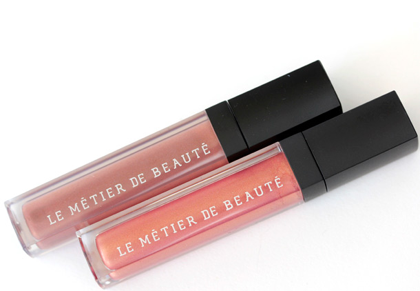 Le Metier de Beaute Lip Creme Lip Glosses in Cafe Creme and Papaya Creme