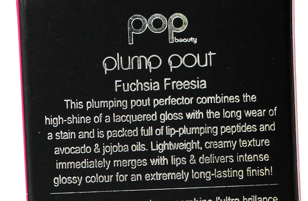 POPBeauty Plump Pout Liquid Lip Stain in Fuchsia Freesia