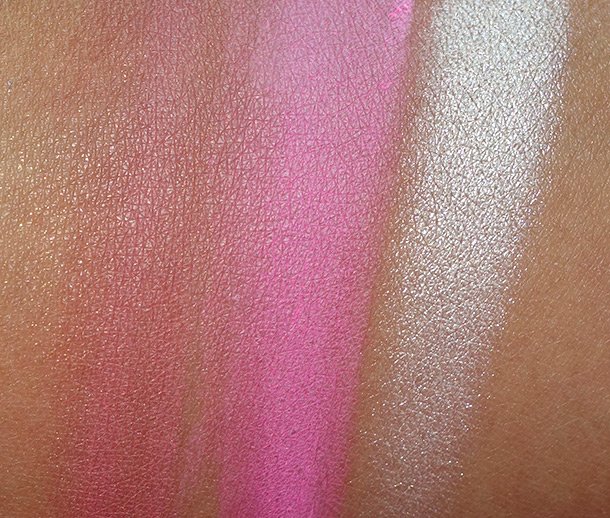 Urban Decay Anarchy Face Case Swatches blushes