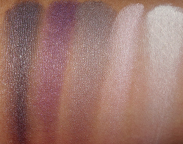 Urban Decay Shattered Face Case Swatches eyeshadows