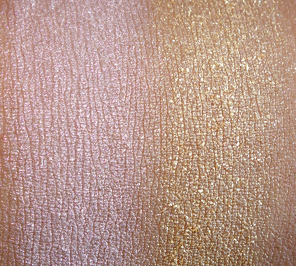 MAC Divine Night Swatches: Mineralize Skinfinish in Centre of Attention