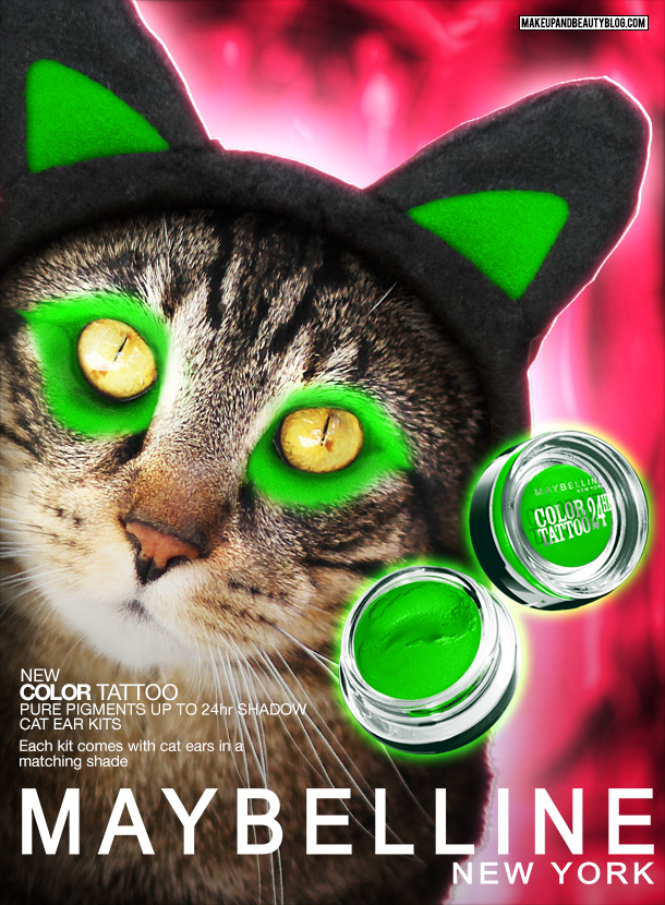 Tabs the Cat for Maybelline Cat Ear Kits