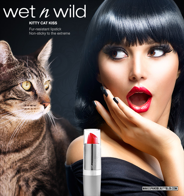 Tabs the Cat for Wet n Wild Kitty Cat Kiss Lipstick