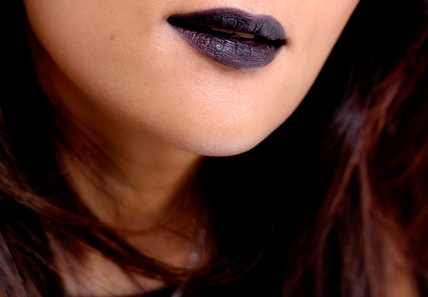 MAC Hautecore Friday Lipstick lip closeup