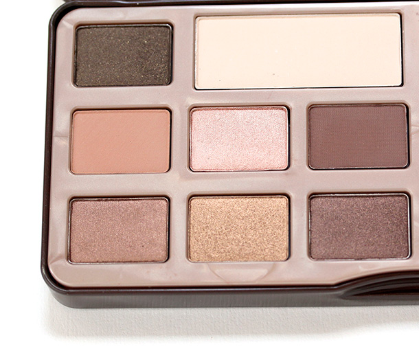 Left half of the Too Faced Chocolate Bar palette