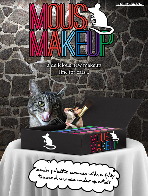 Tabs the Cat for Mousy Makeup Eyeshadow Palettes