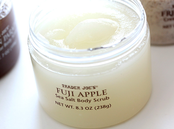 Trader Joe's Exfoliating Body Scrub Trio: Fuji Apple Seas Salt Body Scrub