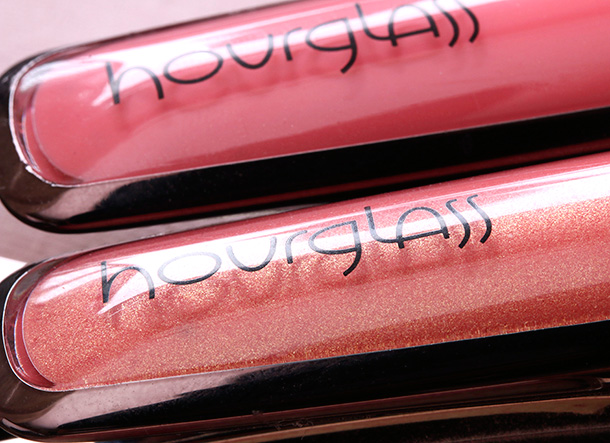 Hourglass Extreme Sheen Lip Gloss in Lush (bottom) and Origami (top)