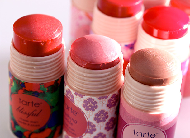 Tarte Cheek Stains from the left: Blissful, Blushing Bride and Exposed