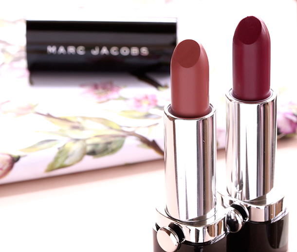 Marc Jacobs Lovemarc Lip Gels in Role Play (left) and Seduce Me (right)