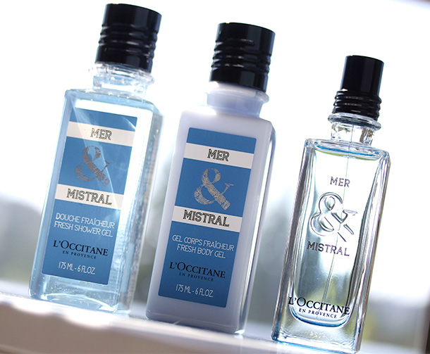 The newest scent from L'Occitane, Mer & Mistral