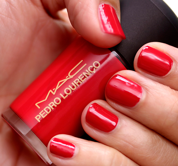 MAC Studio Nail Lacquer in Flaming Rose