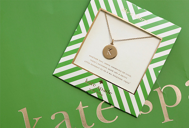 Kate Spade One in a Million Initial Pendant Necklace (4)