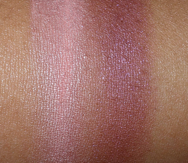 MAC Powder Blushes in Fun Ending (left) and Animal Instincts (right)
