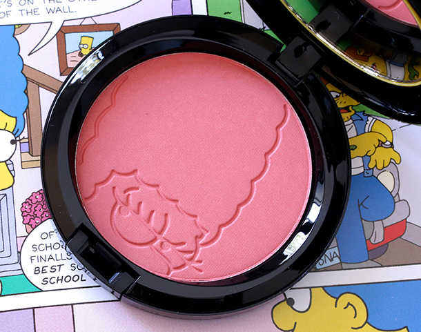 MAC Simpsons Powder Blush in Sideshow You (online exclusive; $24 U.S.;$28.50 CAD)