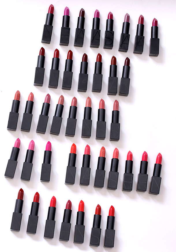 The new NARS Audacious Lipstick Collection