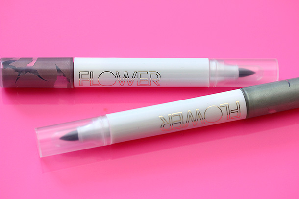 Flower Beauty Double Take Eye Marker and Creme Eyeshadows in Poolside Kiss and Lovely Lilac