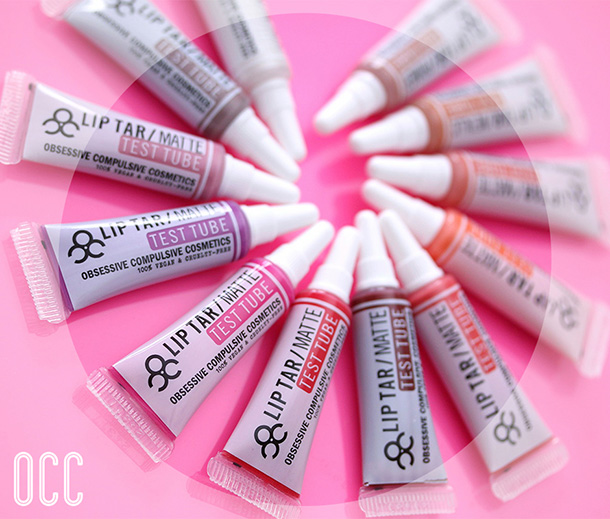 The new Pro's Picks Portables - Lip Tar: Test Tube x 12 Set by Obsessive Compulsive Cosmetics