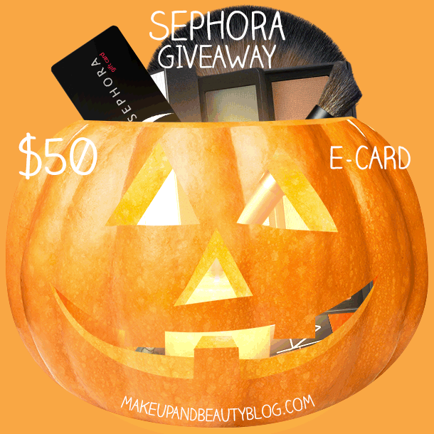 Win a $50 Sephora e-gift card