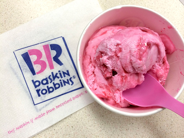 Baskin Robbins Peppermint Ice Cream