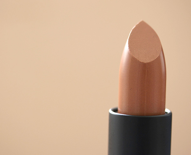NARS Lipstick in in Liguria, a pearly golden nude caramel ($26)