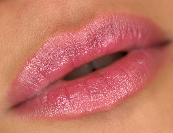 Urban Decay Sheer Revolution Lipstick in Sheer Ladyflower, a sheer rosy pink